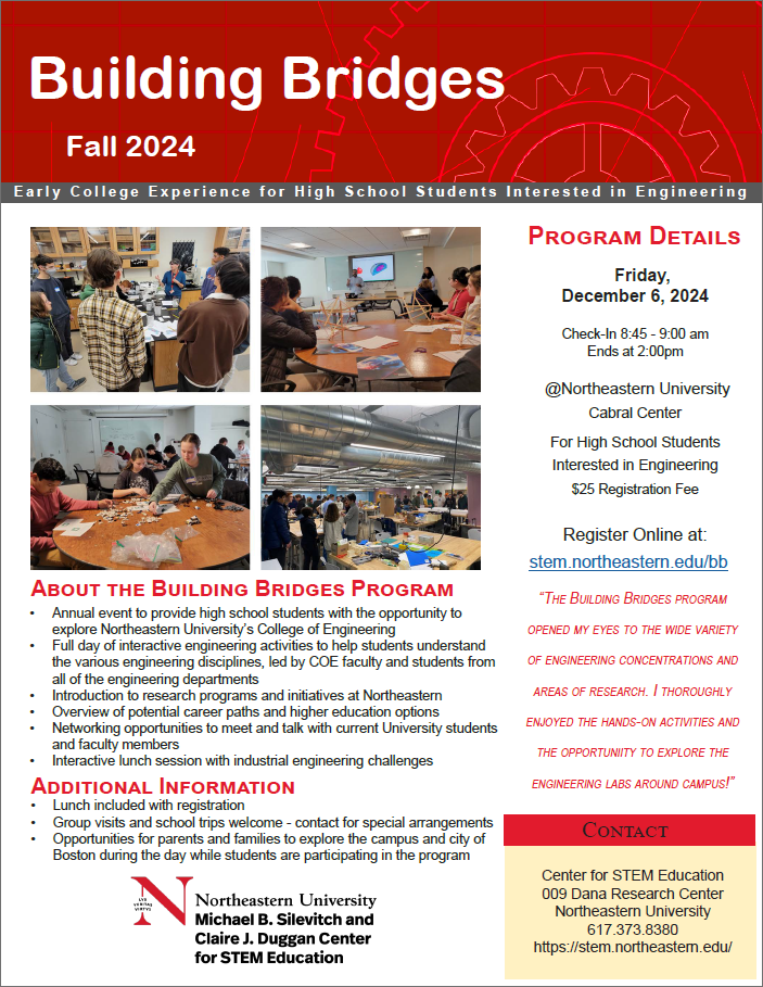 Building Bridges – Fall 2024 – Registration Open!